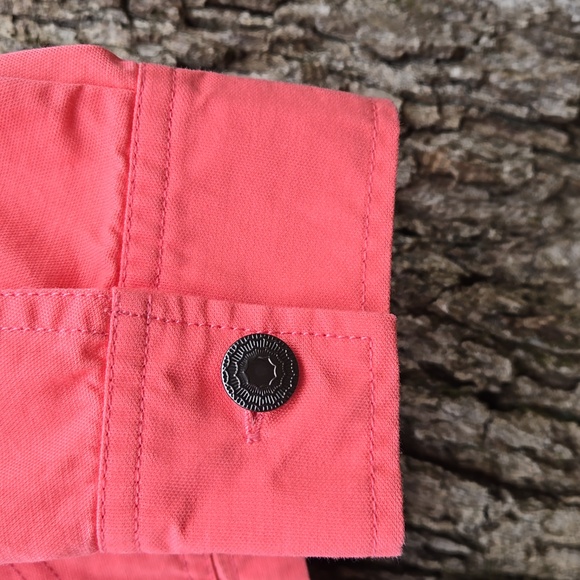 Christopher & Banks Vibrant Coral Utility Jacket. Size M. Like New! - Picture 6 of 13